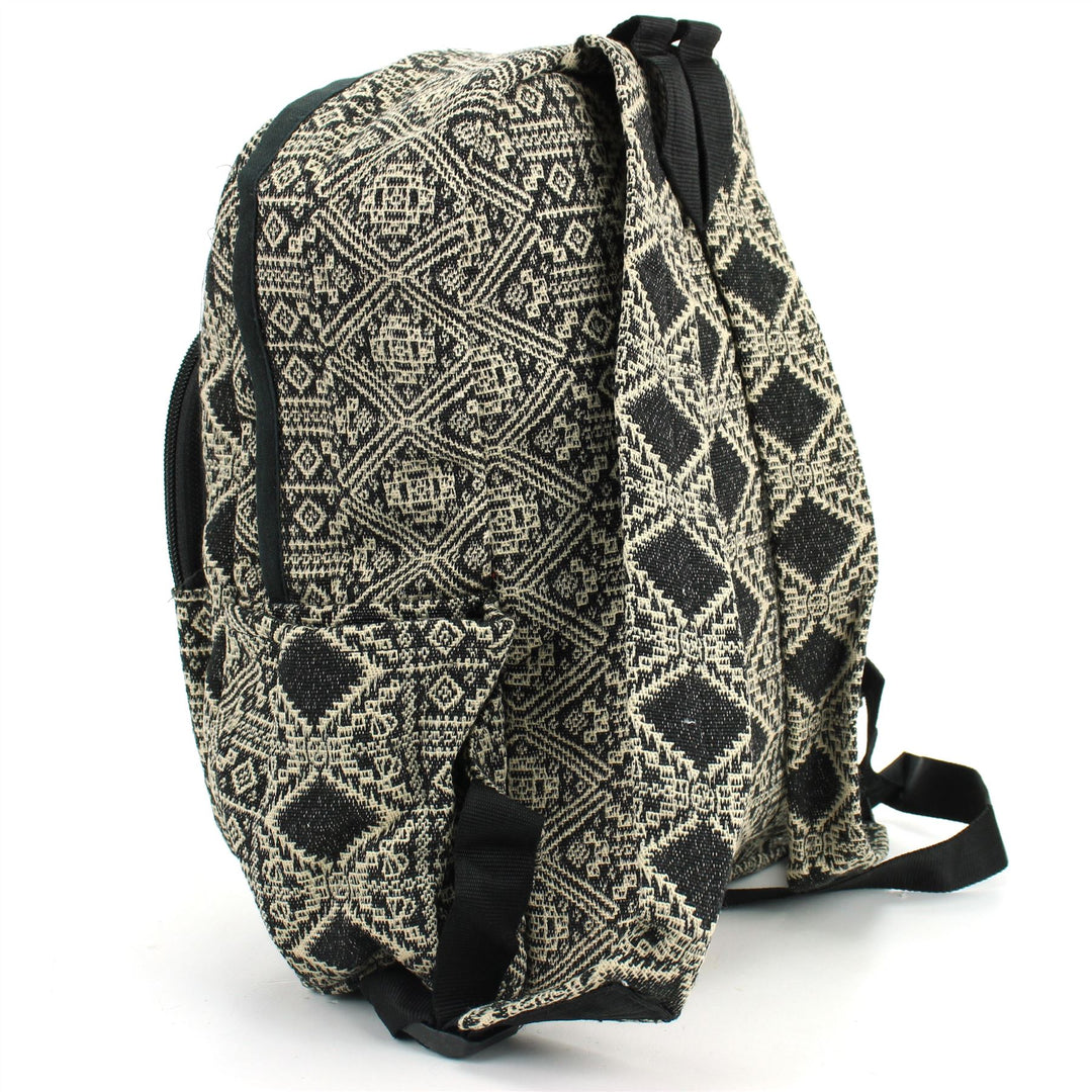 Himalayan Hemp Backpack - Black Diamond