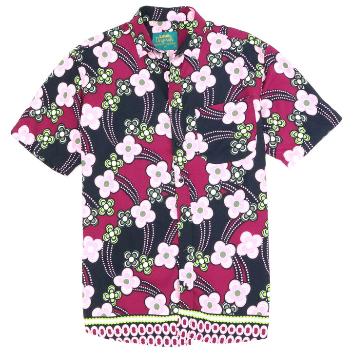 Regular Fit Short Sleeve Shirt - Blossom Chain