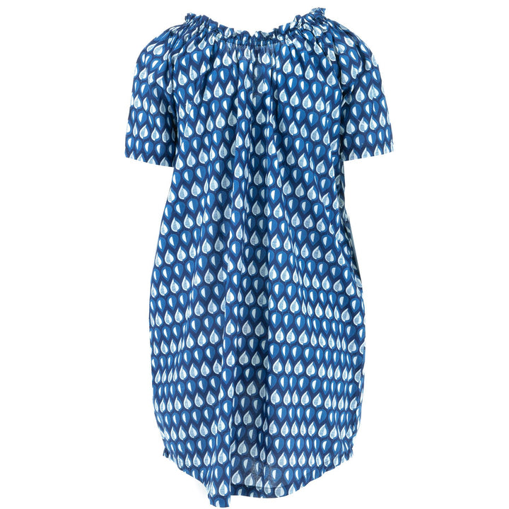 Tie Front Summer Dress - Tear Drop