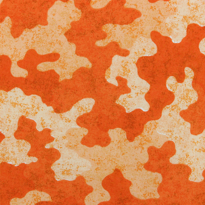Tailored Fit Long Sleeve Shirt - Orange Camouflage