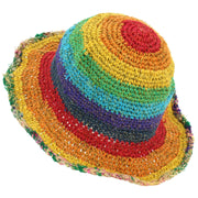 Hemp & Cotton Sun Hat - Rainbow