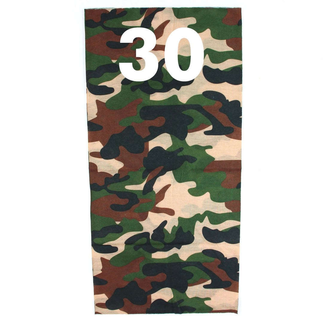 Printed Snood Face Mask - Camo 2