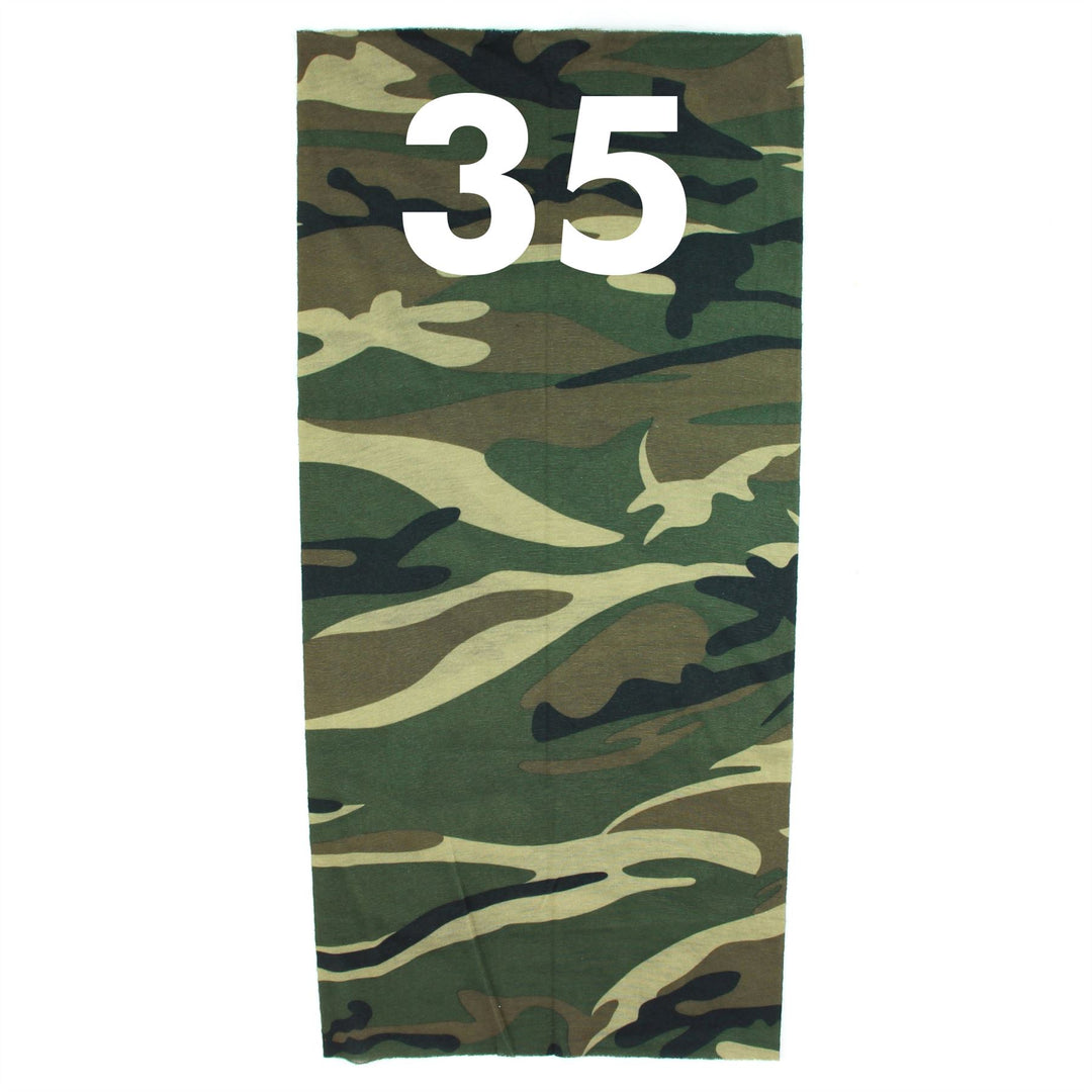 Printed Snood Face Mask - Camo 1