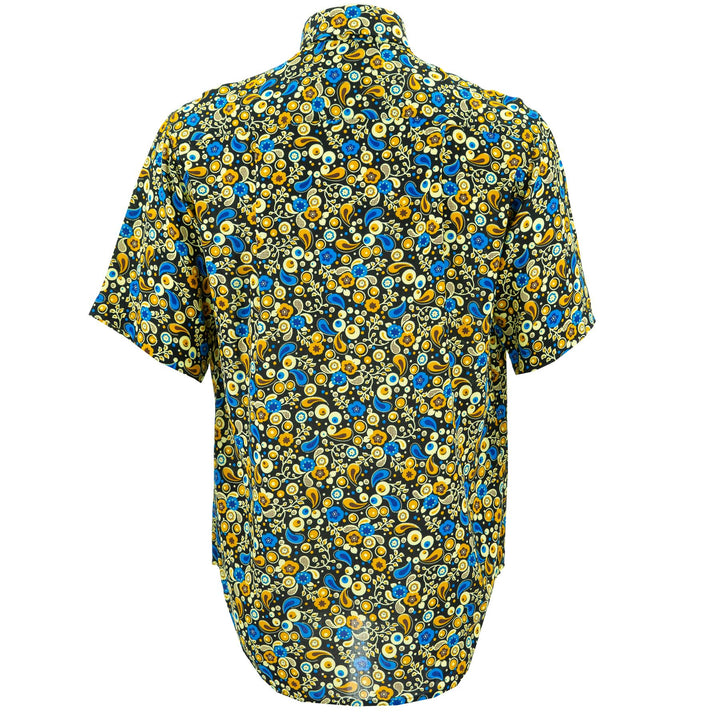 Regular Fit Short Sleeve Shirt - Paisley Garden