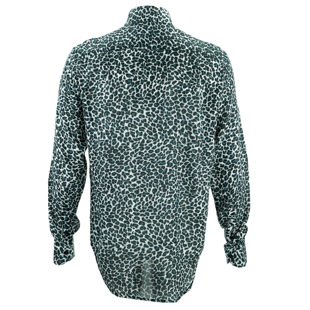 Regular Fit Long Sleeve Shirt - Leopard