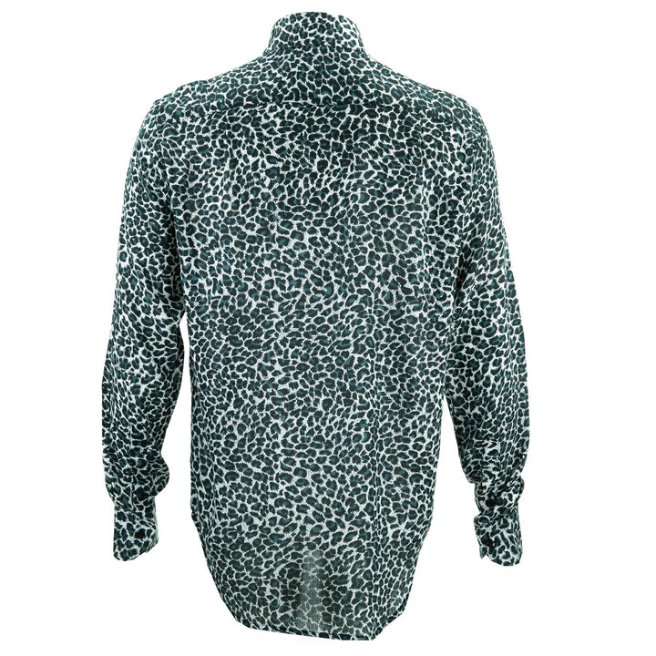 Regular Fit Long Sleeve Shirt - Leopard