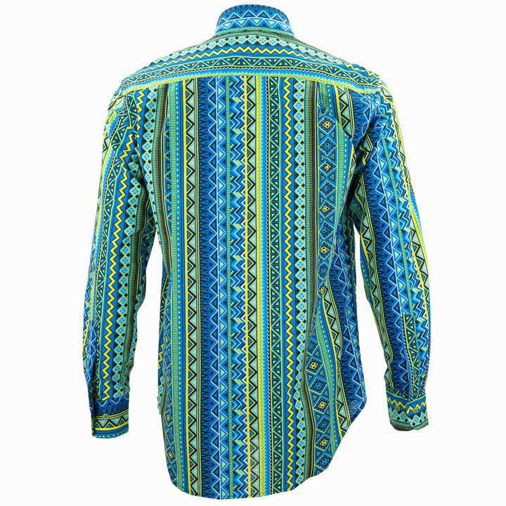 Regular Fit Long Sleeve Shirt - Aztec