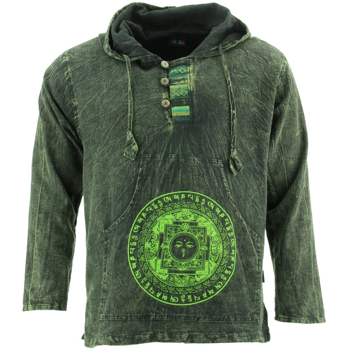 Lightweight Hooded Top - Green