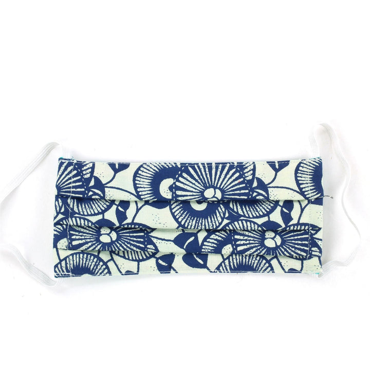 100% Cotton Handmade Pleated Face-Mask