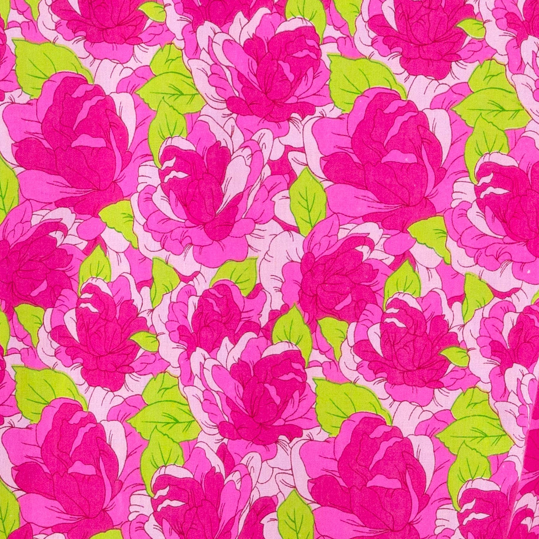 Regular Fit Long Sleeve Shirt - Floral - Pink