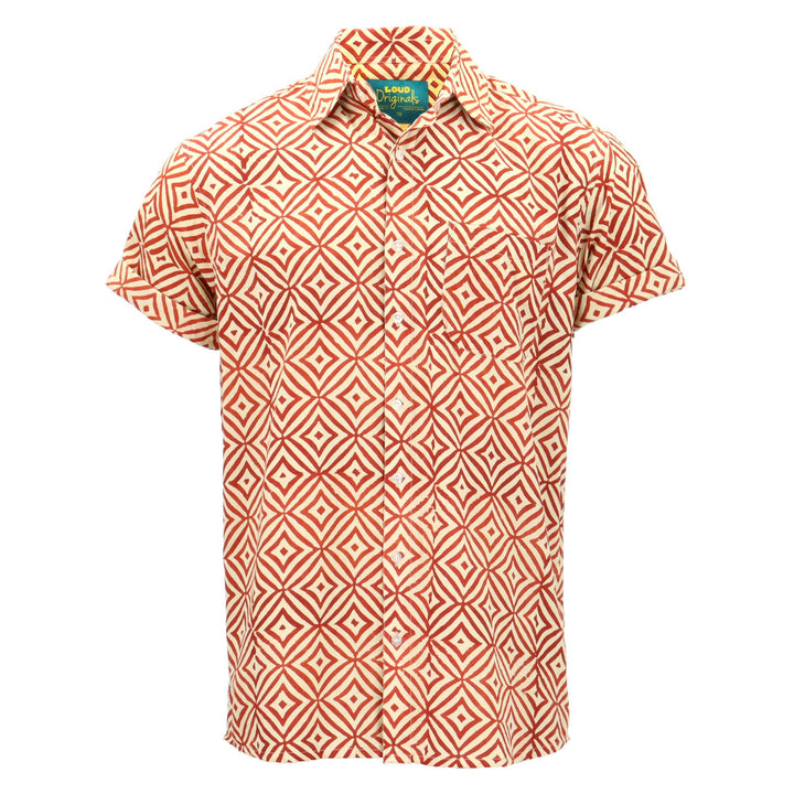 Regular Fit Short Sleeve Shirt - Savanna Echo