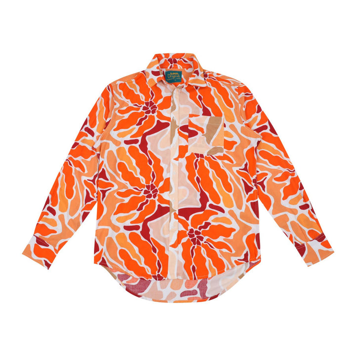 Regular Fit Long Sleeve Shirt - Salmon Reef