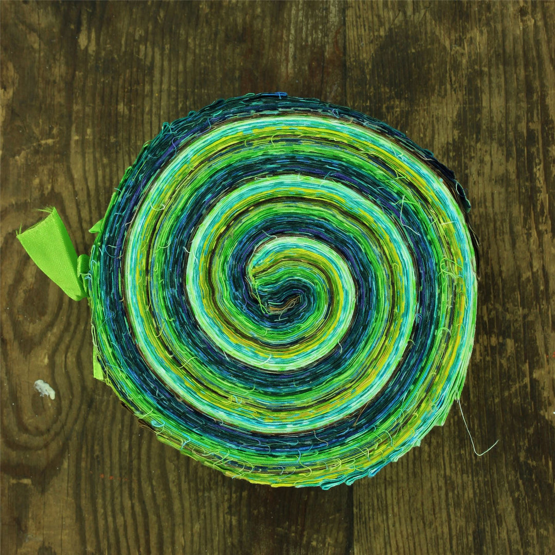 Jelly Roll - 40 Strips of 2.5" x 37" Cotton Batik