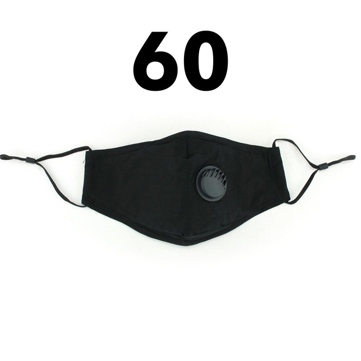 Breathable Vent Face Mask - Black