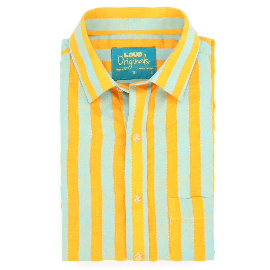Regular Fit Short Sleeve Shirt - Retro Sherbet