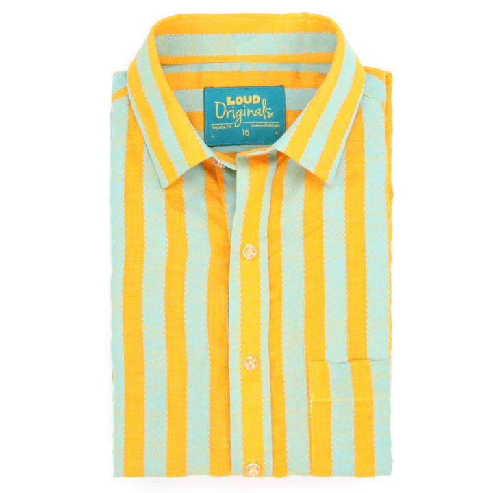 Regular Fit Short Sleeve Shirt - Retro Sherbet