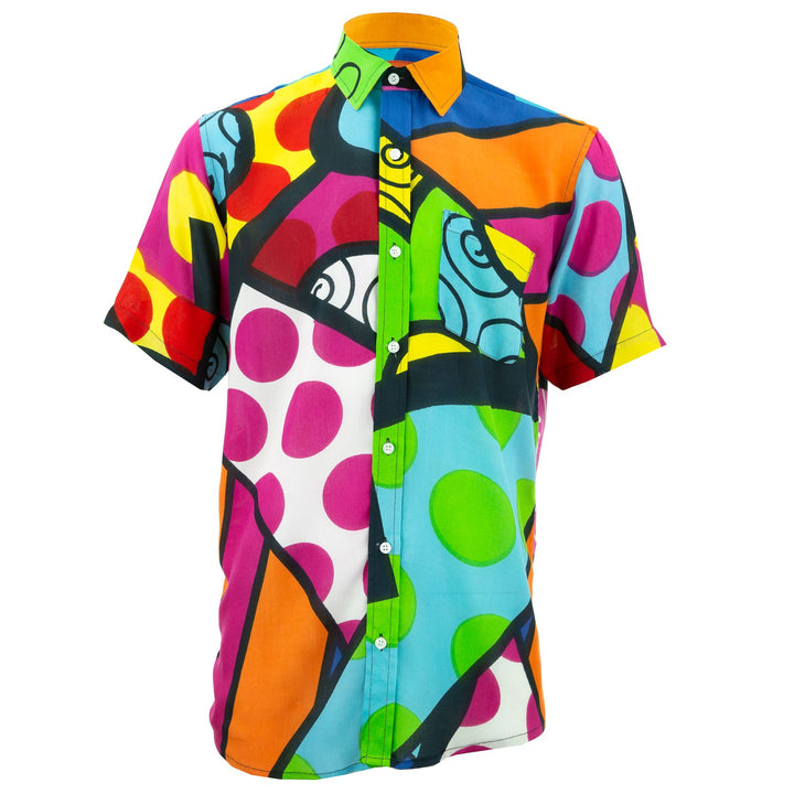 Regular Fit Short Sleeve Shirt - Carnival Beach
