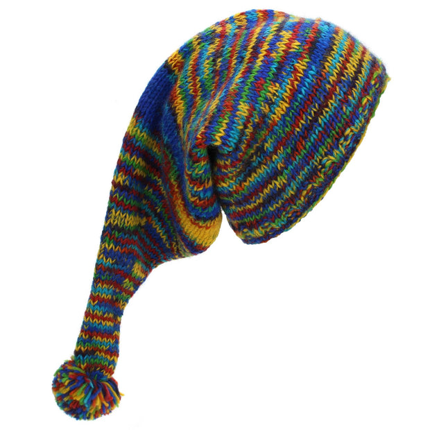 Wool Knit 'Papa Noel' Night Cap Hat - SD Rainbow