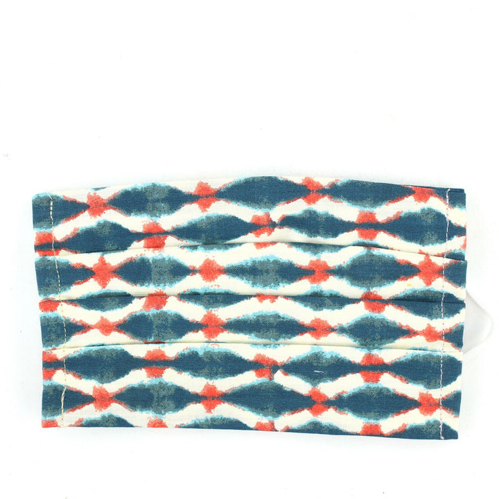 100% Cotton Handmade Pleated Face-Mask