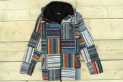 Brushed Gheri Cotton Hoodie Fleece Lined - Patch Brush