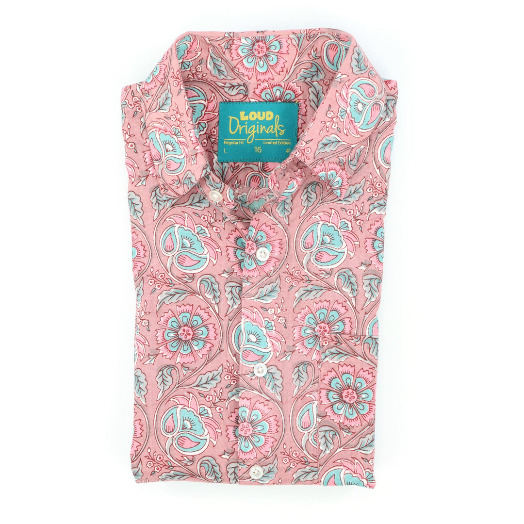 Regular Fit Short Sleeve Shirt - The Groovy Garden