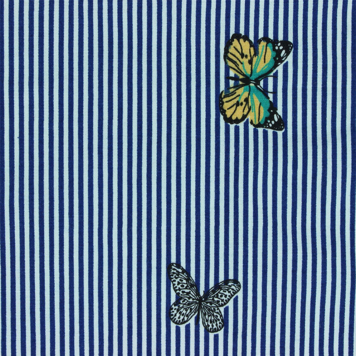 Regular Fit Long Sleeve Shirt - Butterfly Stripes