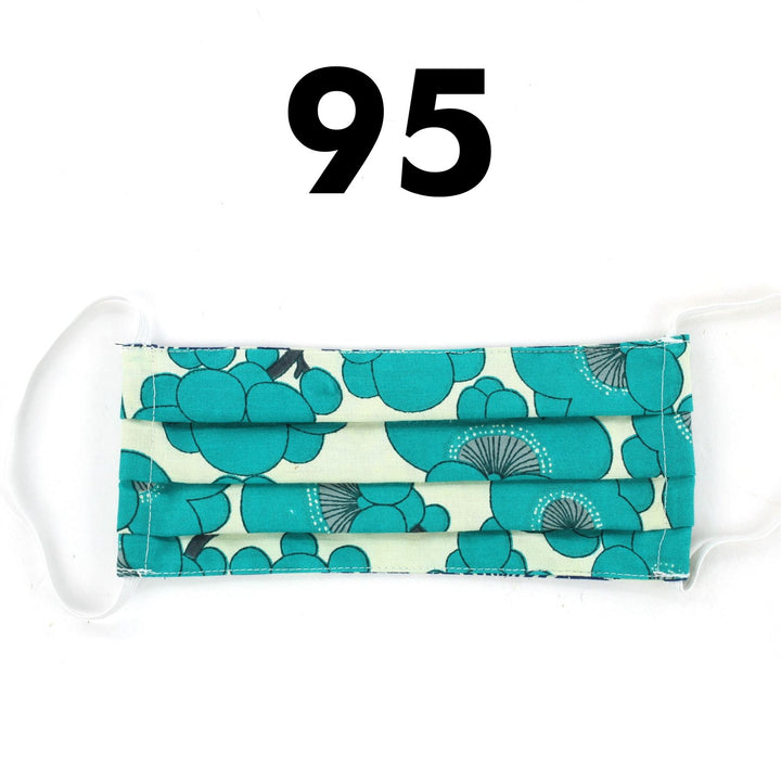 100% Cotton Handmade Pleated Face-Mask