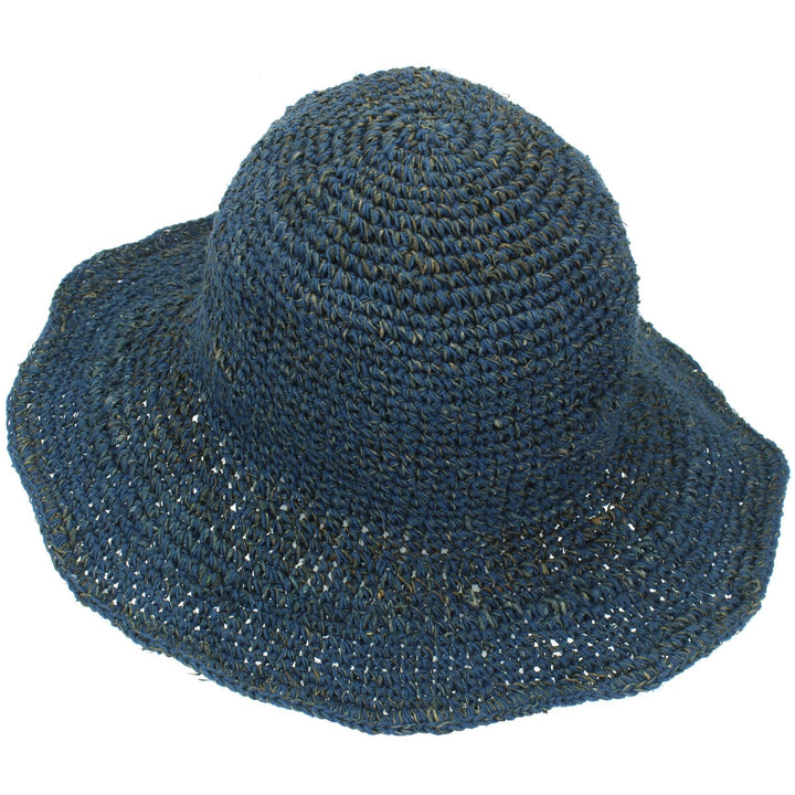 Hemp & Cotton Sun Hat - Blue