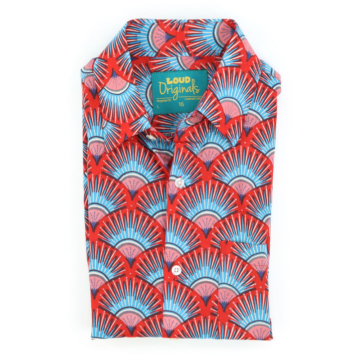 Regular Fit Short Sleeve Shirt - Retro Radiance