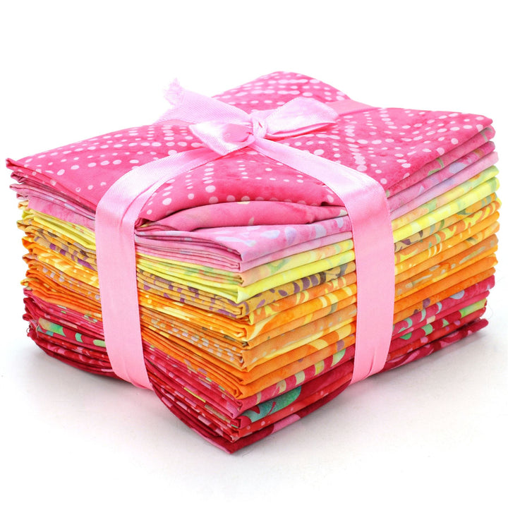 Fat Quarter - 20 Pieces of 19" x 20" Cotton Batik