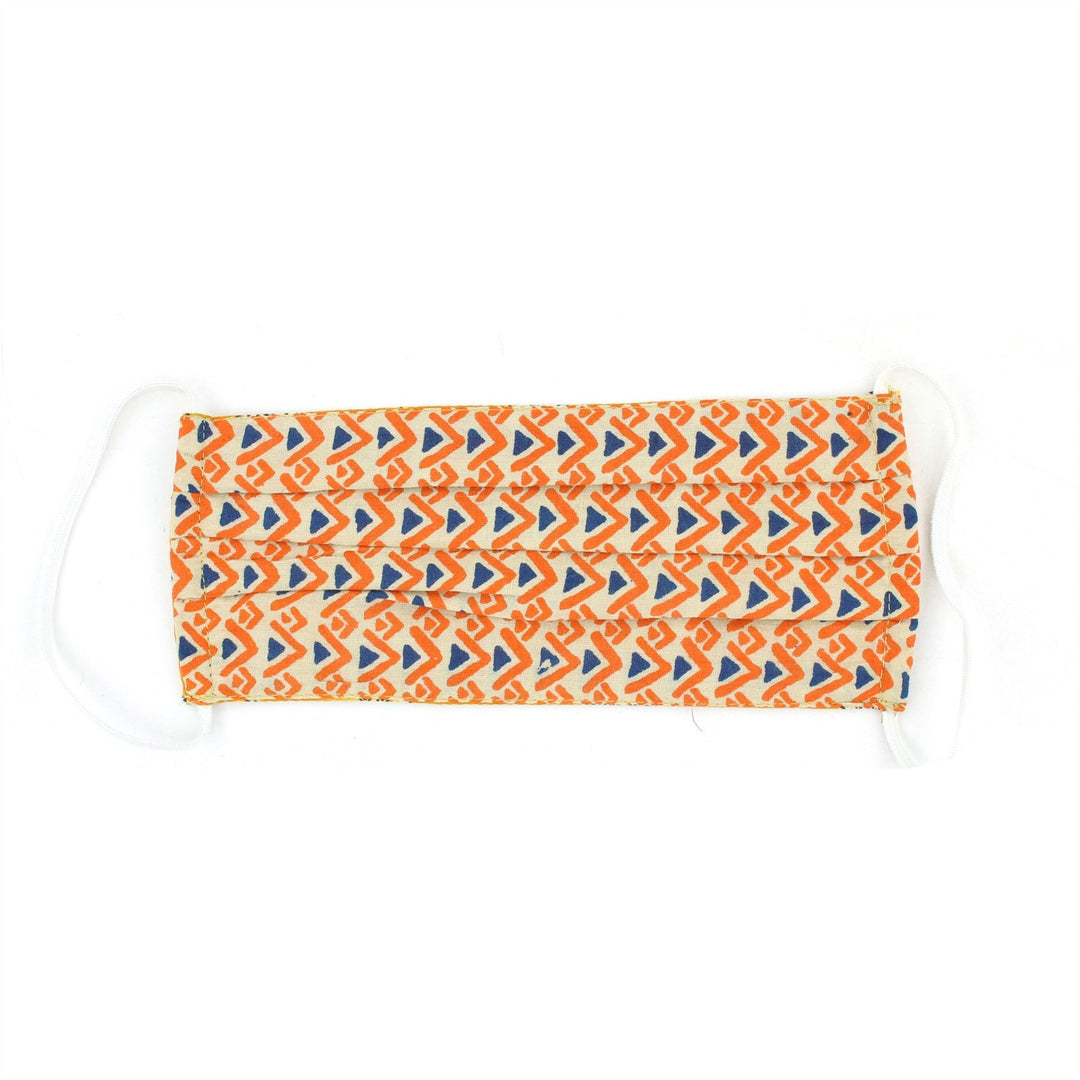 Handmade Pleated Cotton Face Mask - Pack of 5