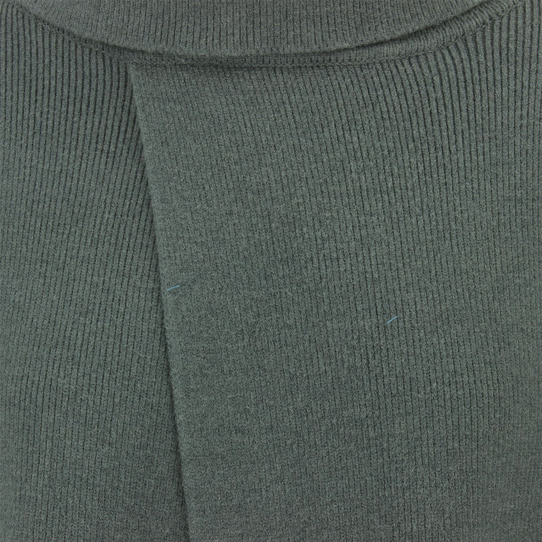 Roll Neck Knit Jumper - Brown