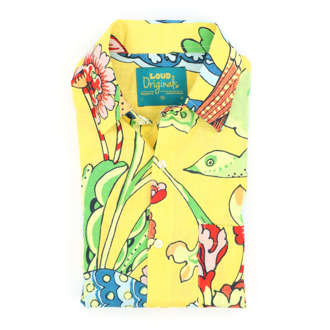 Regular Fit Short Sleeve Shirt - Tropical Menagerie