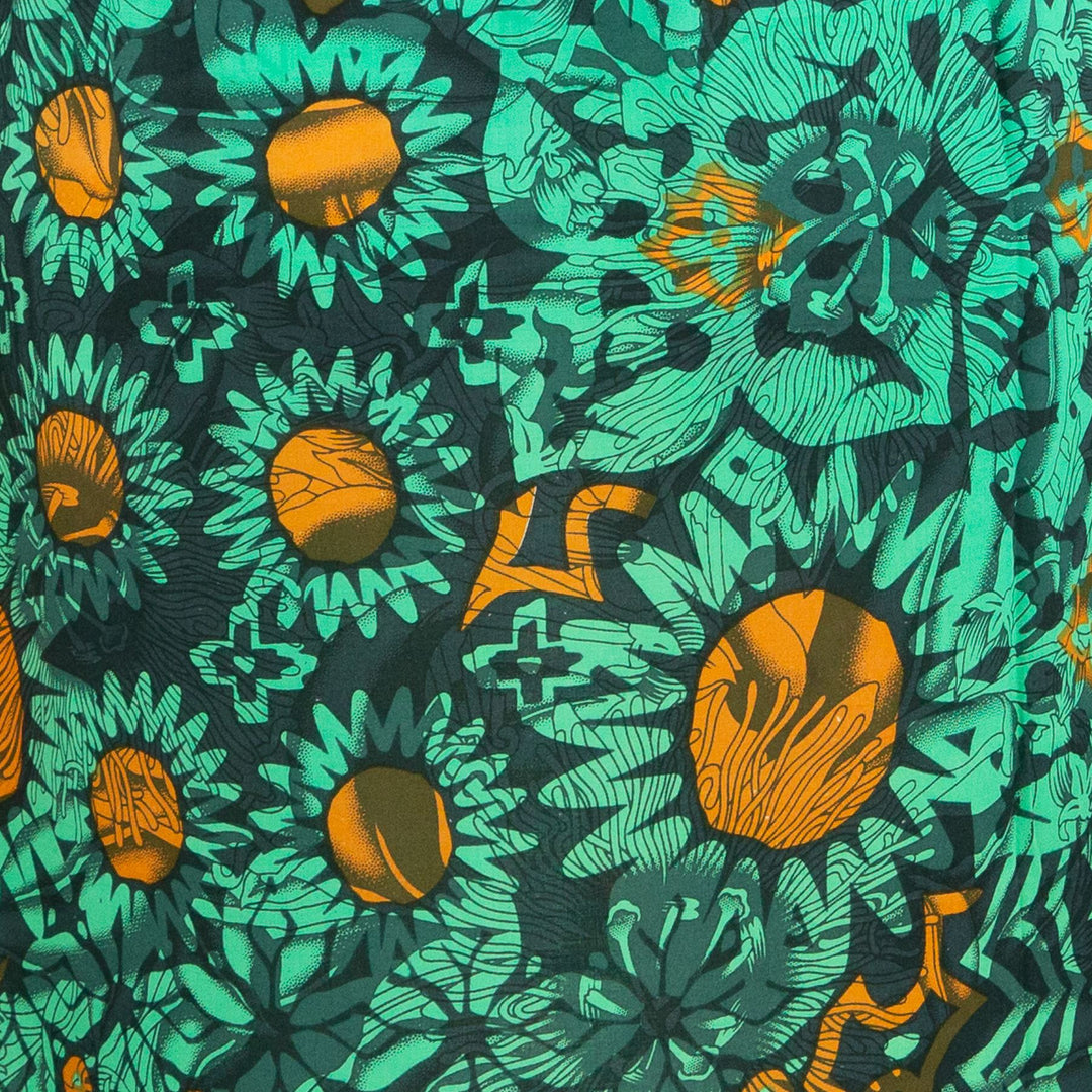 Stretch Waister Dress - Sunflower Glow Green