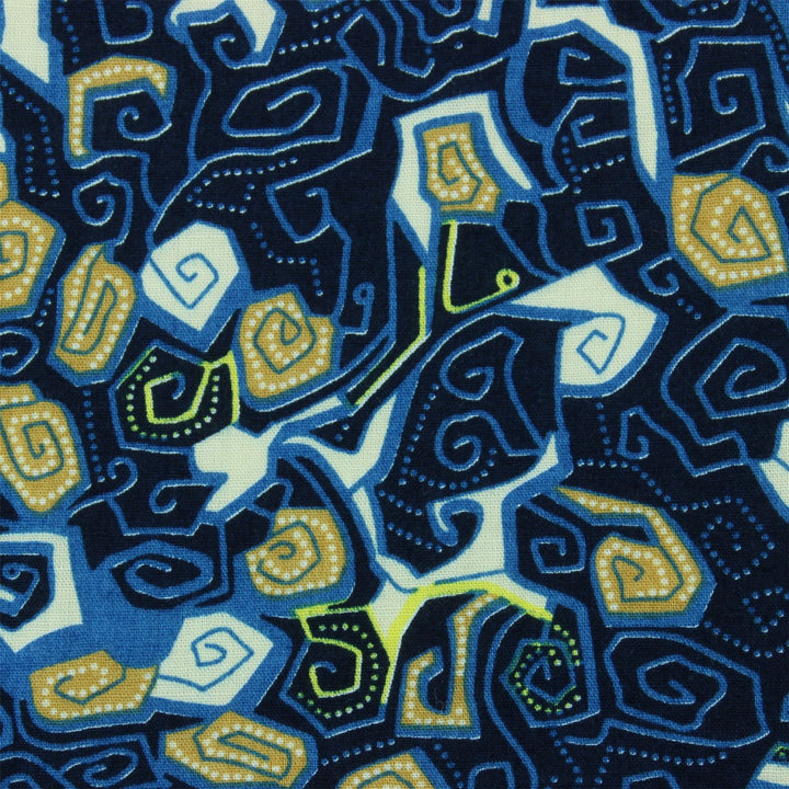 Regular Fit Short Sleeve Shirt - Abstract Swirls