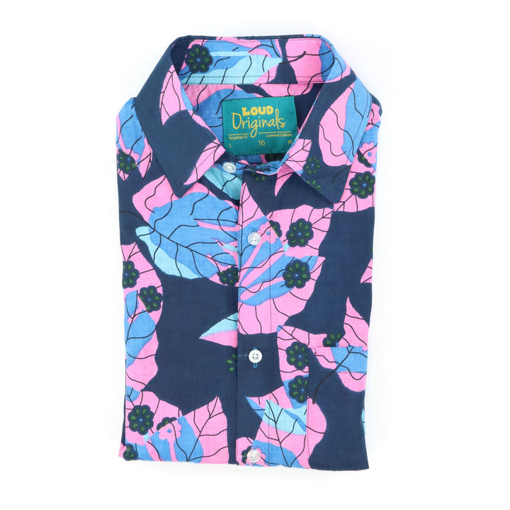 Regular Fit Short Sleeve Shirt - Blackberry Medley