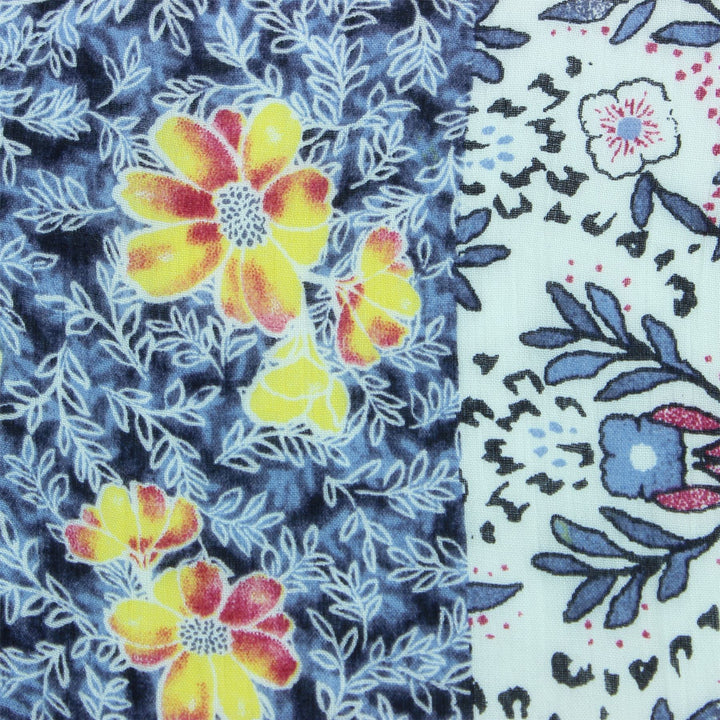 Tailored Fit Short Sleeve Shirt - Floral Stripe