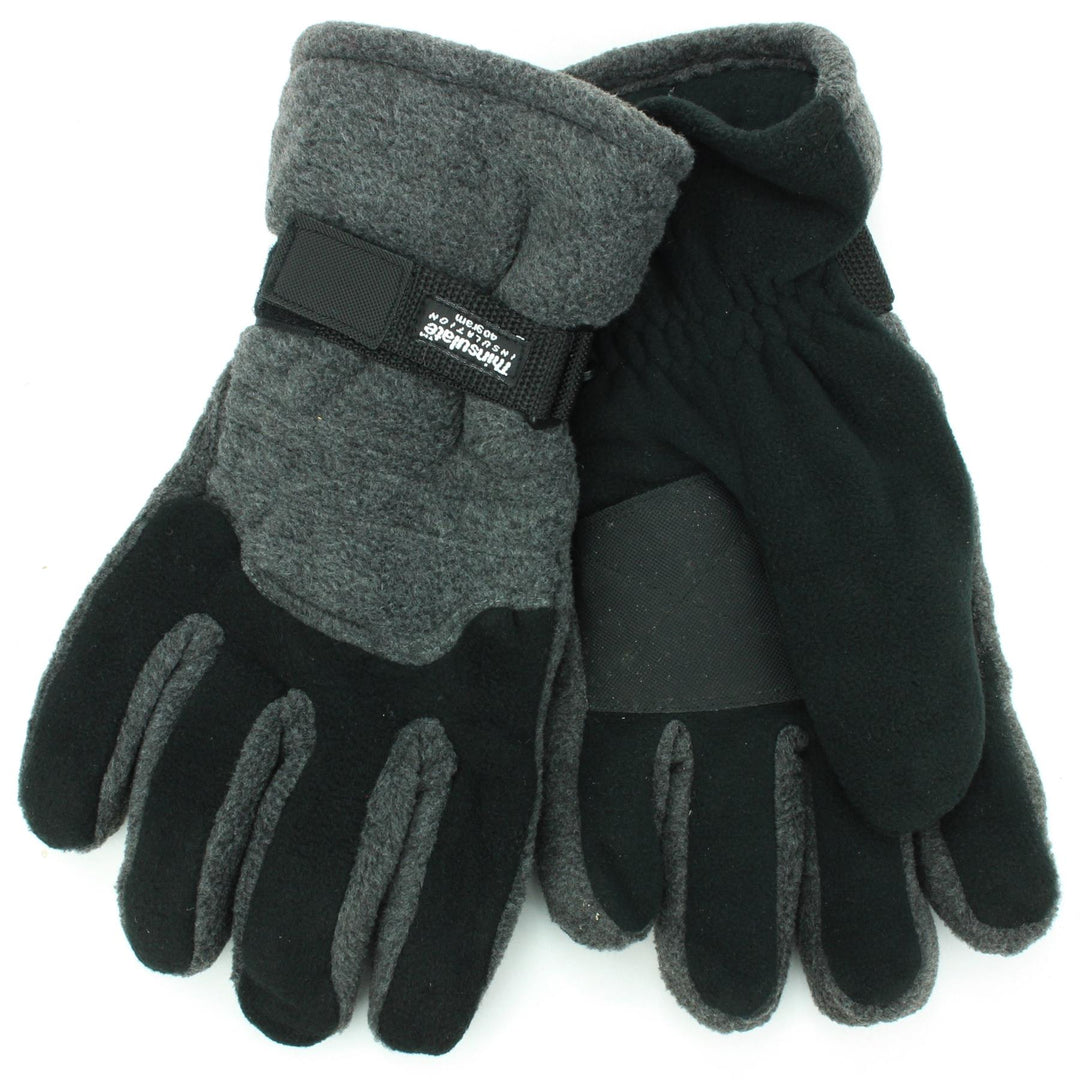 Mens Thick 2-Tone Gloves