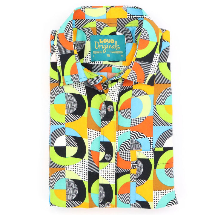 Regular Fit Short Sleeve Shirt - Pop Circles