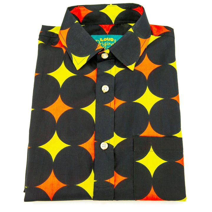 Regular Fit Long Sleeve Shirt - Circles or Diamonds?