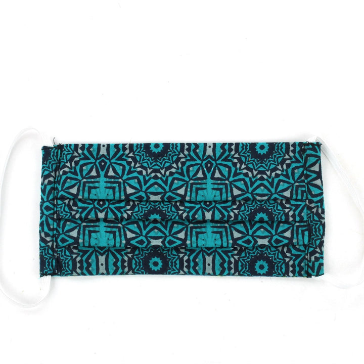 100% Cotton Handmade Pleated Face-Mask