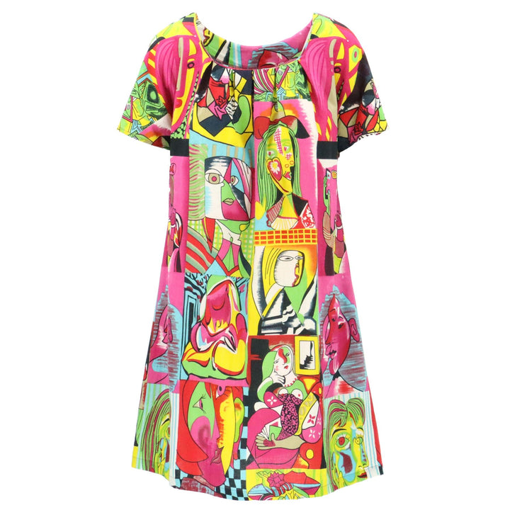 Floaty Pocket Pleat Dress - Cubism Blue