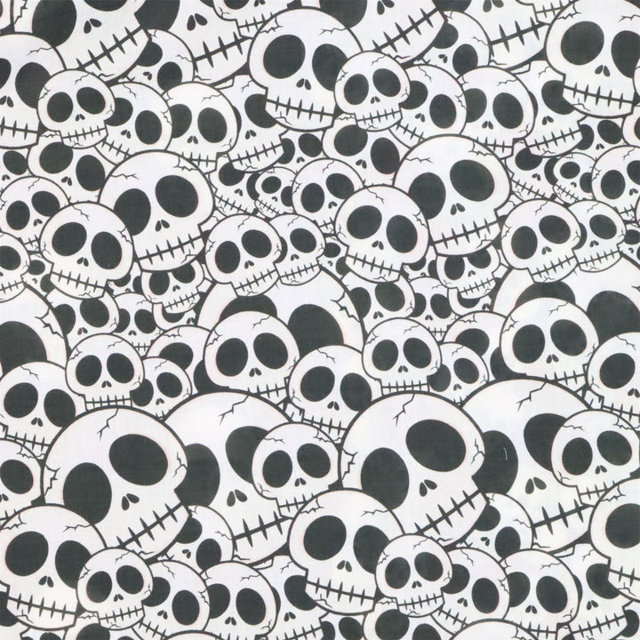 Regular Fit Short Sleeve Shirt - Skull Random Mixed Panel