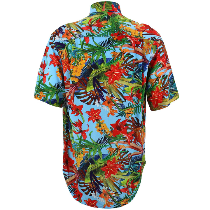 Regular Fit Short Sleeve Shirt - Tropical Lily