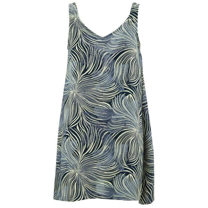 Floaty Asymmetrical Summer Dress  - Efflorescent Zebra