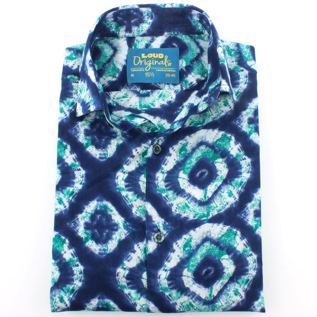 Tailored Fit Short Sleeve Shirt - Eye of the Sea