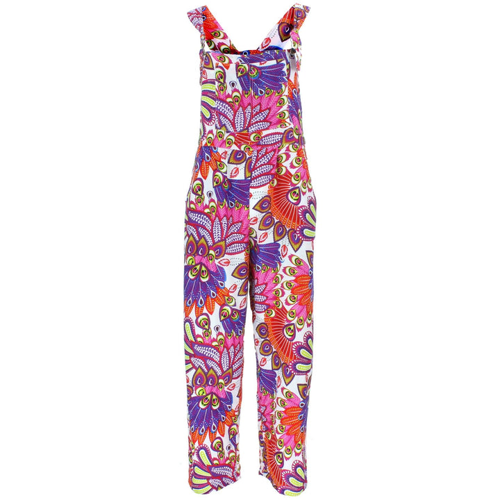 Tropical Dungarees - Pink