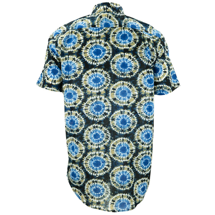 Regular Fit Short Sleeve Shirt - Tie Dye Eye