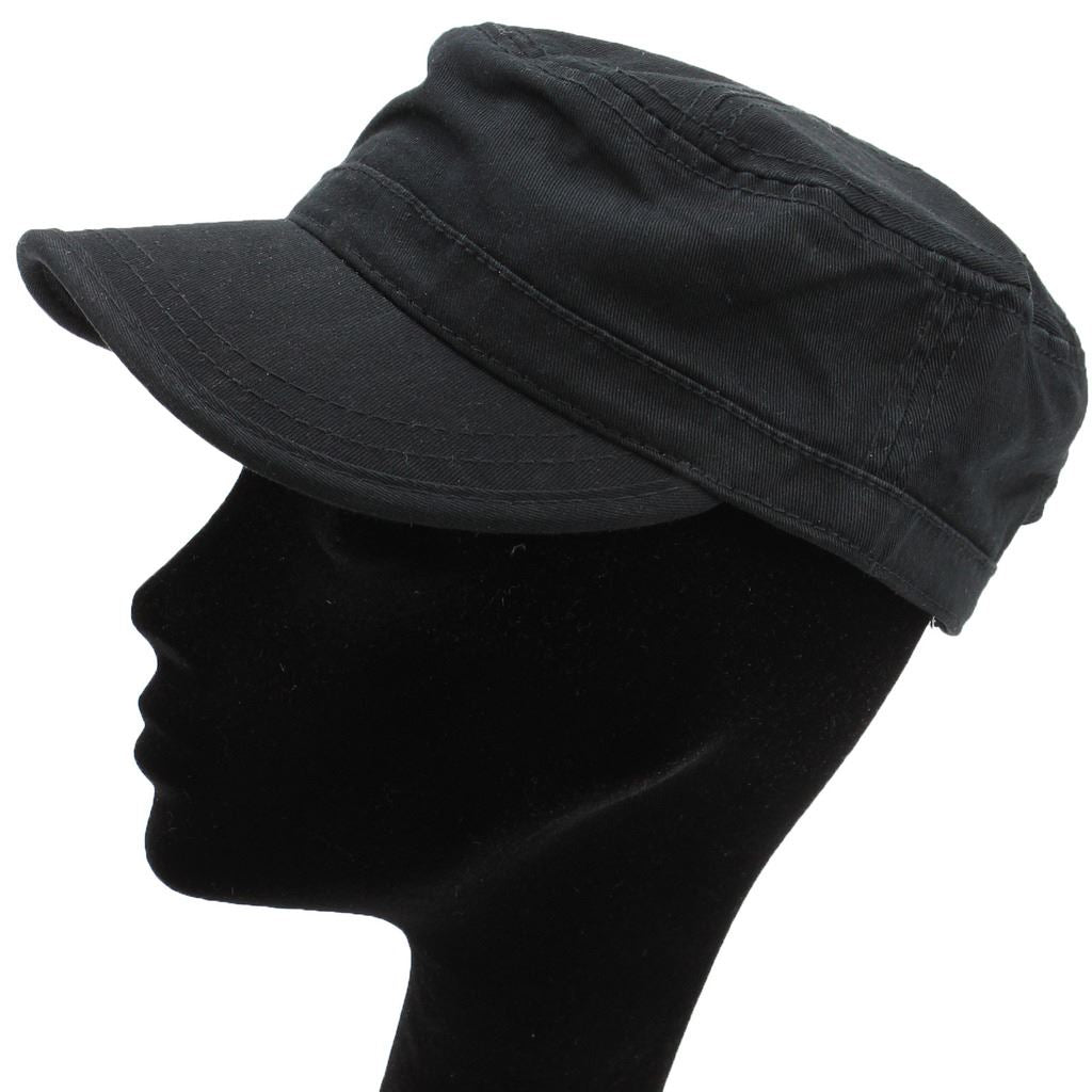 Military Cap - Black