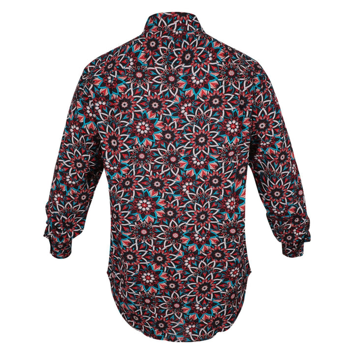 Regular Fit Long Sleeve Shirt - Lotus Kaleidoscope